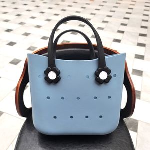 Rubber Tote Charm Bag